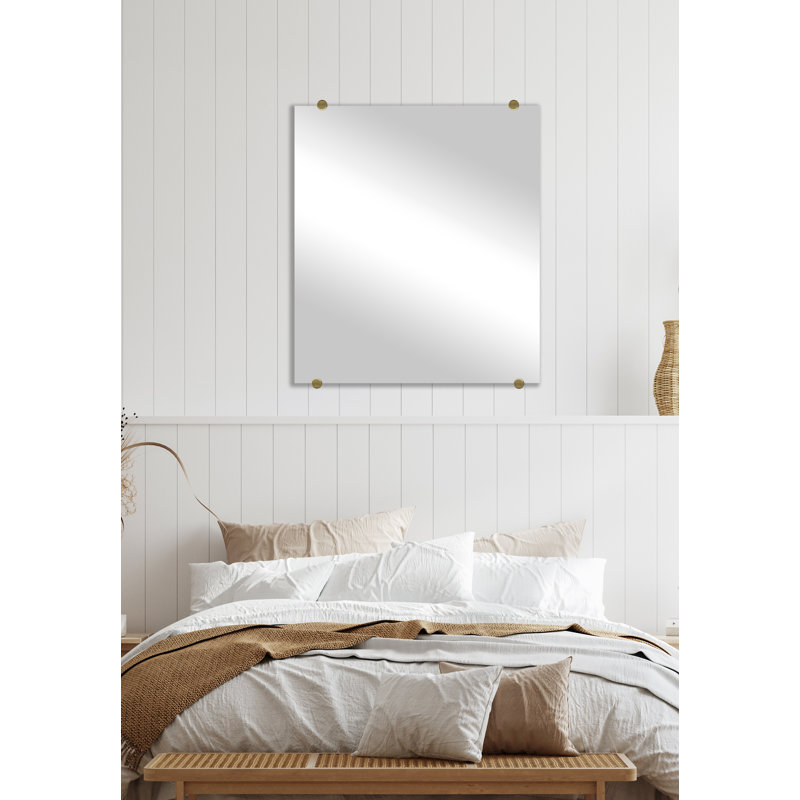 Cheston Flat Wall Mirror, 34'' x 34''