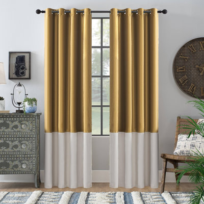100% Full Blackout Velvet Curtains,2 Panels