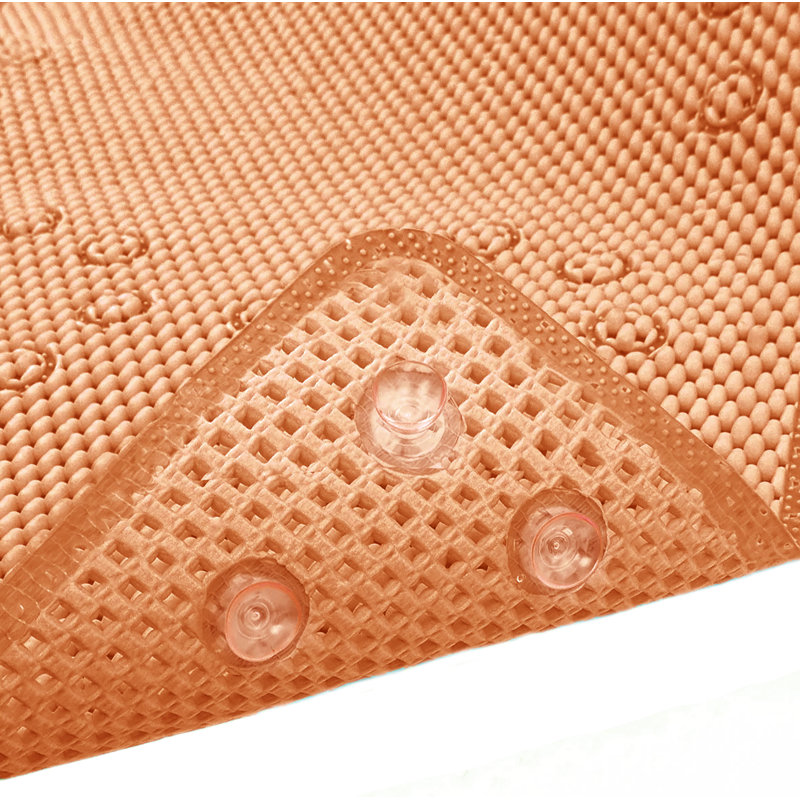 Tapis de douche en mousse Aalasia, Light Orange