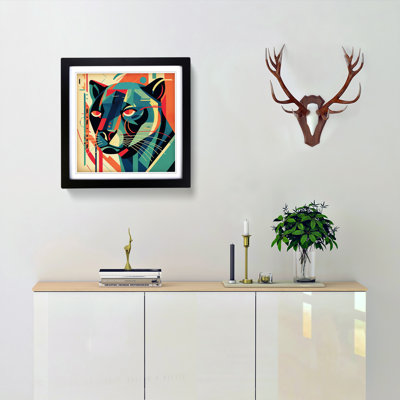 Panther Constructivism No.1 - Framed Print