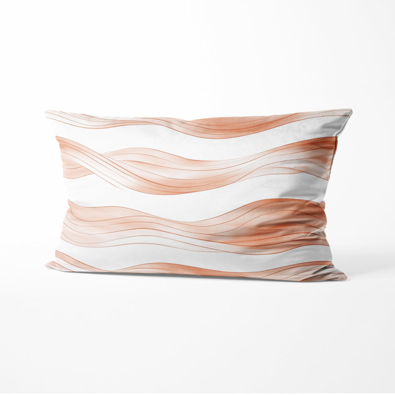 Coussin abstrait - Coussin imprimé Terra, H 12 po x l 20 po