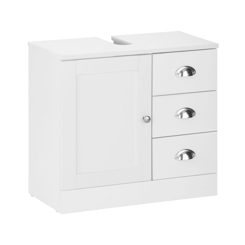 Brisbin Back To Wall Toilet Unit, White