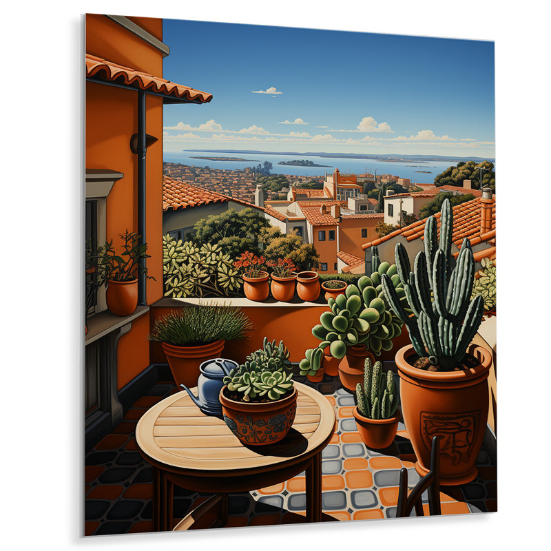 Espagne, Espagne, Horizon I, art mural en métal, H 40 po x l 30 po x P 1,5 po
