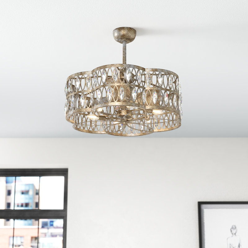 Emma 19.2'' Ceiling Fan with Light Kit
