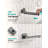 Lefton Shower System In Fahrenheit Display (battery-free), 10” Overhead Shower Head With All-in-one Handheld Spray Showerhead And Bathtub Faucet, 4-in-1 Control System, Sswm2502-121686088