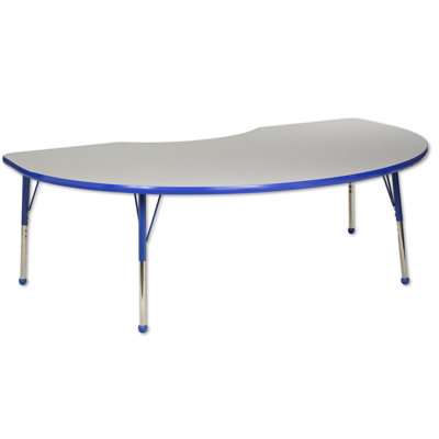 Table d'activité 48 "x 72" avec moulures en T et pieds réglables