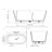 59.8" X 28.7" Freestanding Soaking Acrylic Bathtub