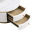 Table basse gigogne 2 tiroirs Sleek Sophistication