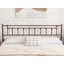 Tête de lit en métal très grand californien, hauteur réglable, tête de lit très grand californien seulement pour la chambre à coucher, style maison de campagne rustique, cadre à fixer, assemblage facile, brun-1473976161-1432054352