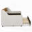 Twin Size Upholstery Sofa Bed With Three LED Lights, With Storage Adjustable Headboard-29838443