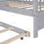 Lit en bois avec lit gigogne et tablette-37529355