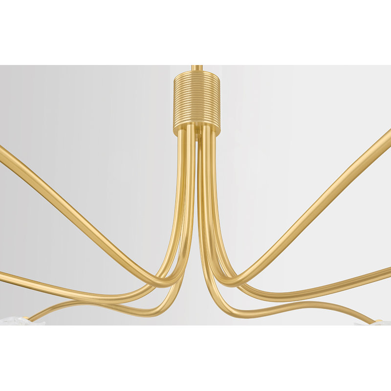 Lustre Tenafly, Six lumières, H 12,25 po x l 72 po x P 72 po