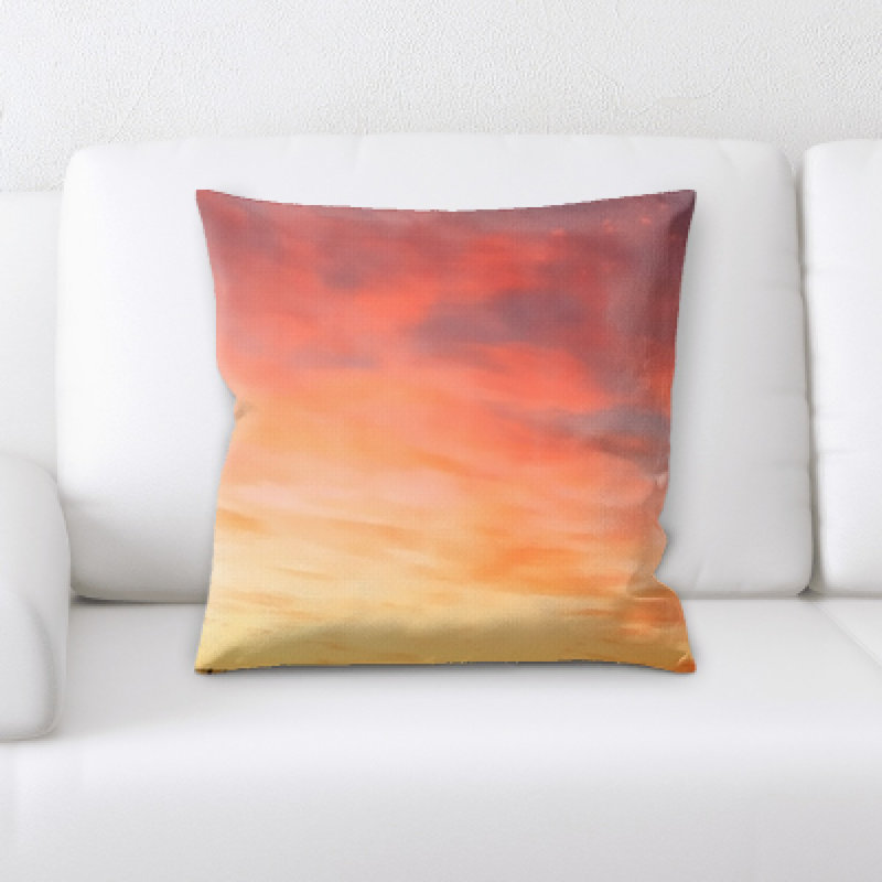 Coussin coucher de soleil