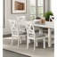 Mobilier de salle à manger rustique en chêne blanc 2 pièces Farmhouse