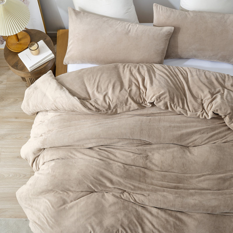 Near Suffocation Xtra - Coma Inducer® Oversized Full Comforter Set - Earth, Full Duvet Cover/Insert + 2 Standard Shams, Tan