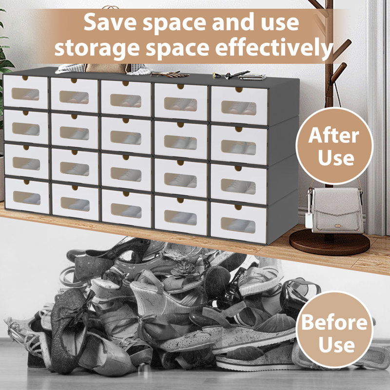 Shoe Storage, Anthracite, 10pcs