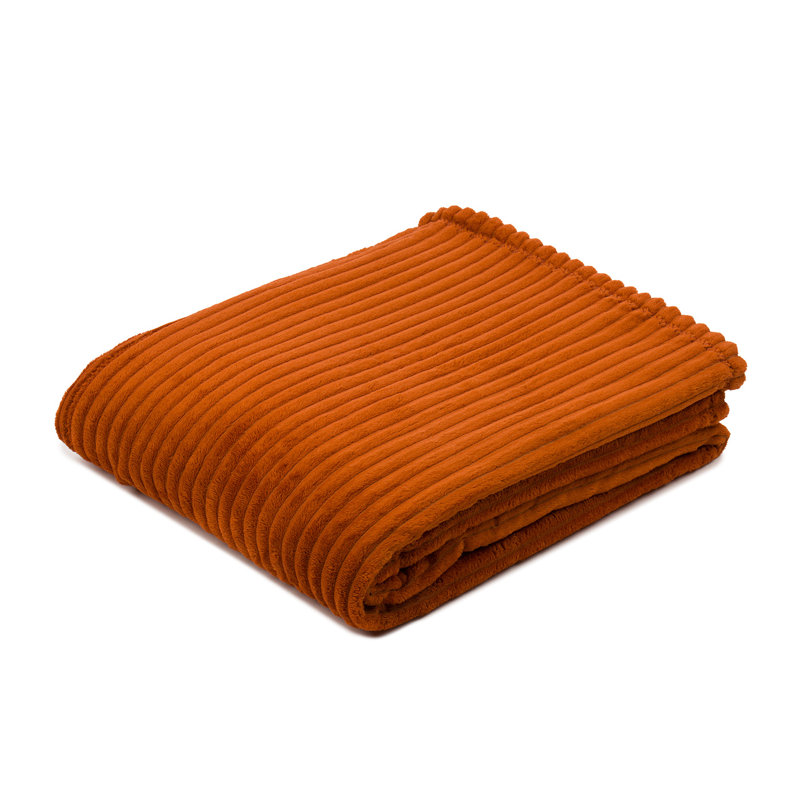 Fine corduroy blanket, Cinnamon