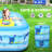 Textles Hub Vinyl Rectangle Inflatable Pool