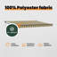 Brayden Studio 300cm D PVC-coated polyester Cover Retractable Patio Awning-416406929-416406933