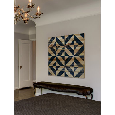 « square puzzle », reproduction sur bois