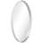 Alaye Stainless Steel Oval Mirror