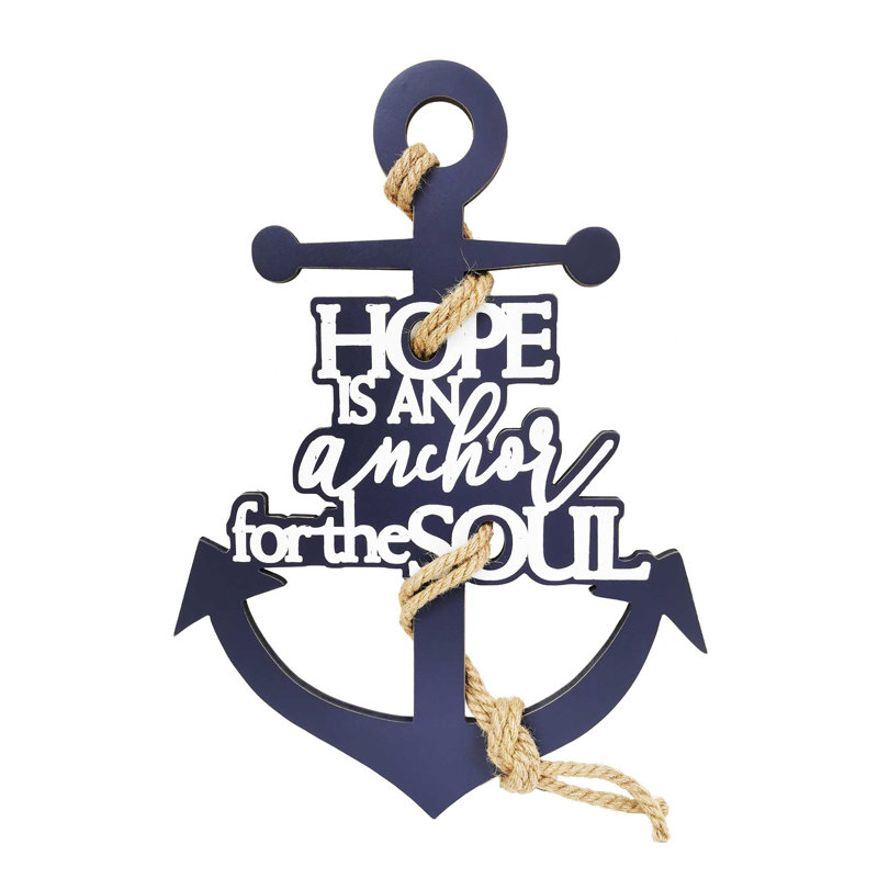 «Hope Is An Anchor For The Soul», décoration murale