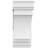 5"W x 12"D x 12"H Standard Imperial Architectural Grade PVC Bracket With Traditional Ends-47429805
