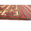 Tapis unique en laine noué à la main rouge tadjik des années 2010 de 4 pi 2 po x 6 pi Riya