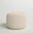 Catherin Upholstered Beige Pouf