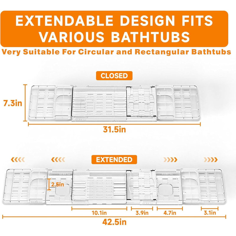 Iuxury Bathtub Trays For Tub