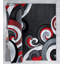 Tapis rouge / gris à motif cachemire Zabala-2081072226