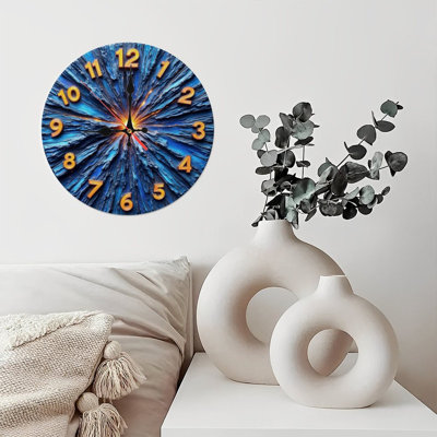 Exploding Clock Face Numbers
