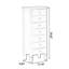 Commodes rectangulaires en bois massif Coffee