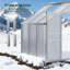 Serre en aluminium l 6,3 pi x P 4,2 po x H 7 pi