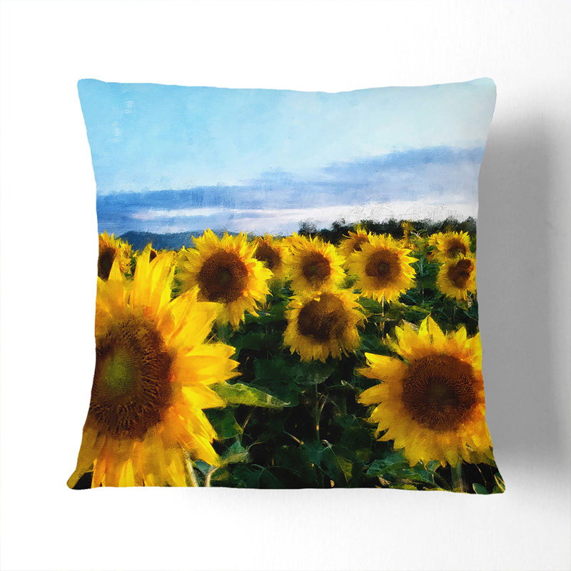 Square Throw Cushion, 40cm H x 40cm W x 15cm D, Black