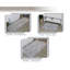 Ensemble de tapis de bain en microfibre de luxe 3 pièces, envers en caoutchouc antidérapant, ultra-absorbant, séchage rapide, tapis de salle de bain en peluche lavables à la machine pour baignoire, lavabo, meuble-lavabo et douche, gris-674018158