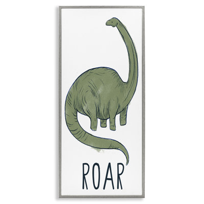 «Dinosaur Roar Brachiosaurus Giclee» par Daphne Polselli