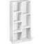 Bibliothèque de rangement à 7 cubes, unité de rangement blanche pour la maison et le bureau, H 41,73 po x l 19,49 po x P 9,25 po