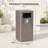 Weatherproof Resin Trash Can with Lid