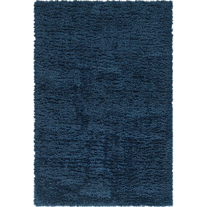 Tapis à poils longs Shak Embark couleur cobalt, Rectangle 6 pi x 9 pi