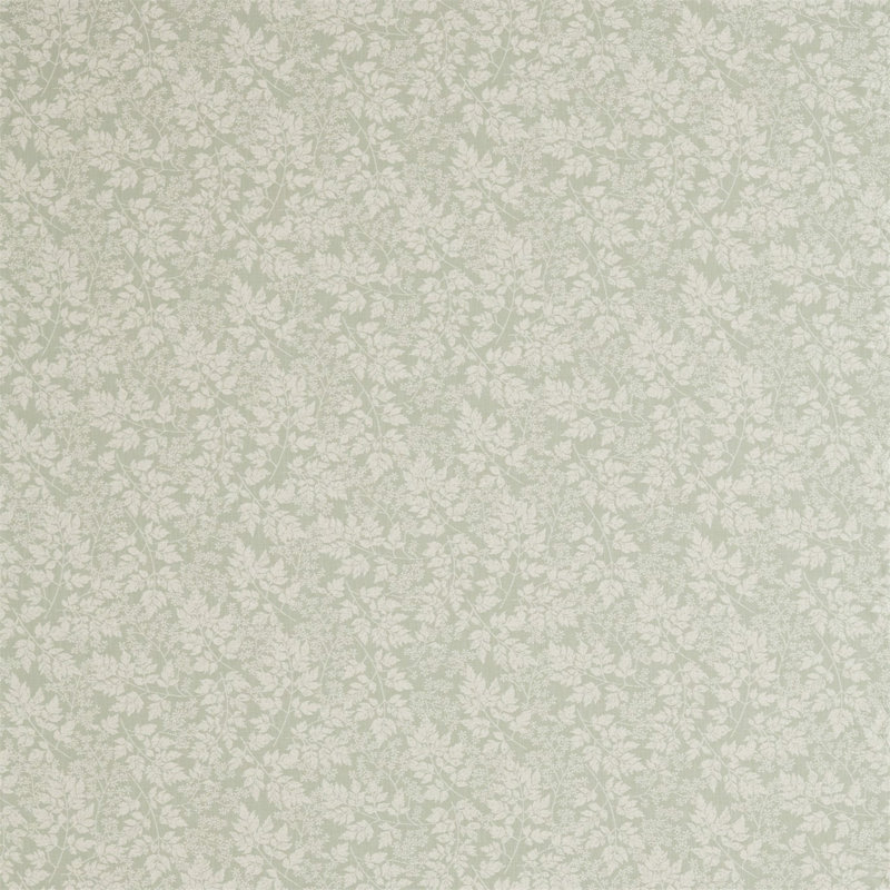 Spring Leaves Fabric, Fennel