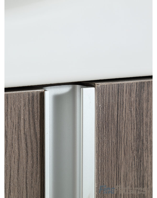 Rafferty 16.34'' Single Bathroom Vanity with Ceramic Top with Mirror