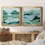 Lush Valley I - ensemble de 2 peintures sur toile encadrées-169619254-169619212