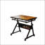 Adjustable Height and Angle Jigsaw Puzzle Table with 4 Sorting Trays, Ideal for Comfortable Puzzling and Storage