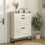 Meuble à chaussures étroit avec 2 portes abattantes et tiroir supérieur, blanc-1263026587