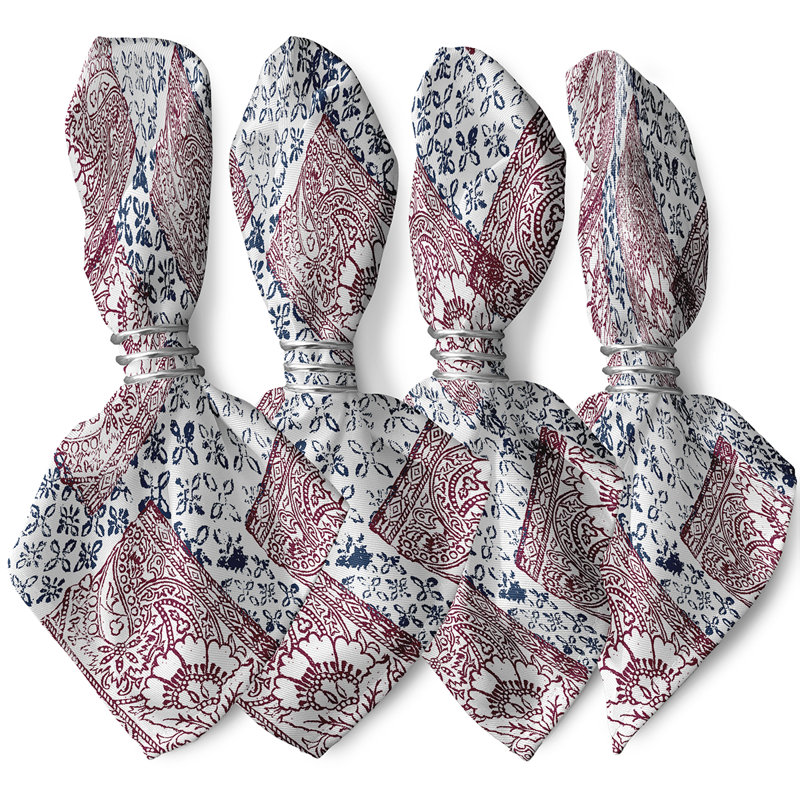 Codi Patches Napkins, Red