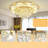 Glam Dimmable Crystal Chandelier-1973510568