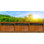 Pare-soleil en aluminium découpé au laser Sun - art mural extérieur thermolaqué, cloison décorative