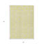 Tapis intérieur lavable à motif de médaillon ivoire 3 pi x 5 pi
