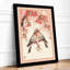 Perched in Blossom Japandi - Framed Print-1945814990-1945814977